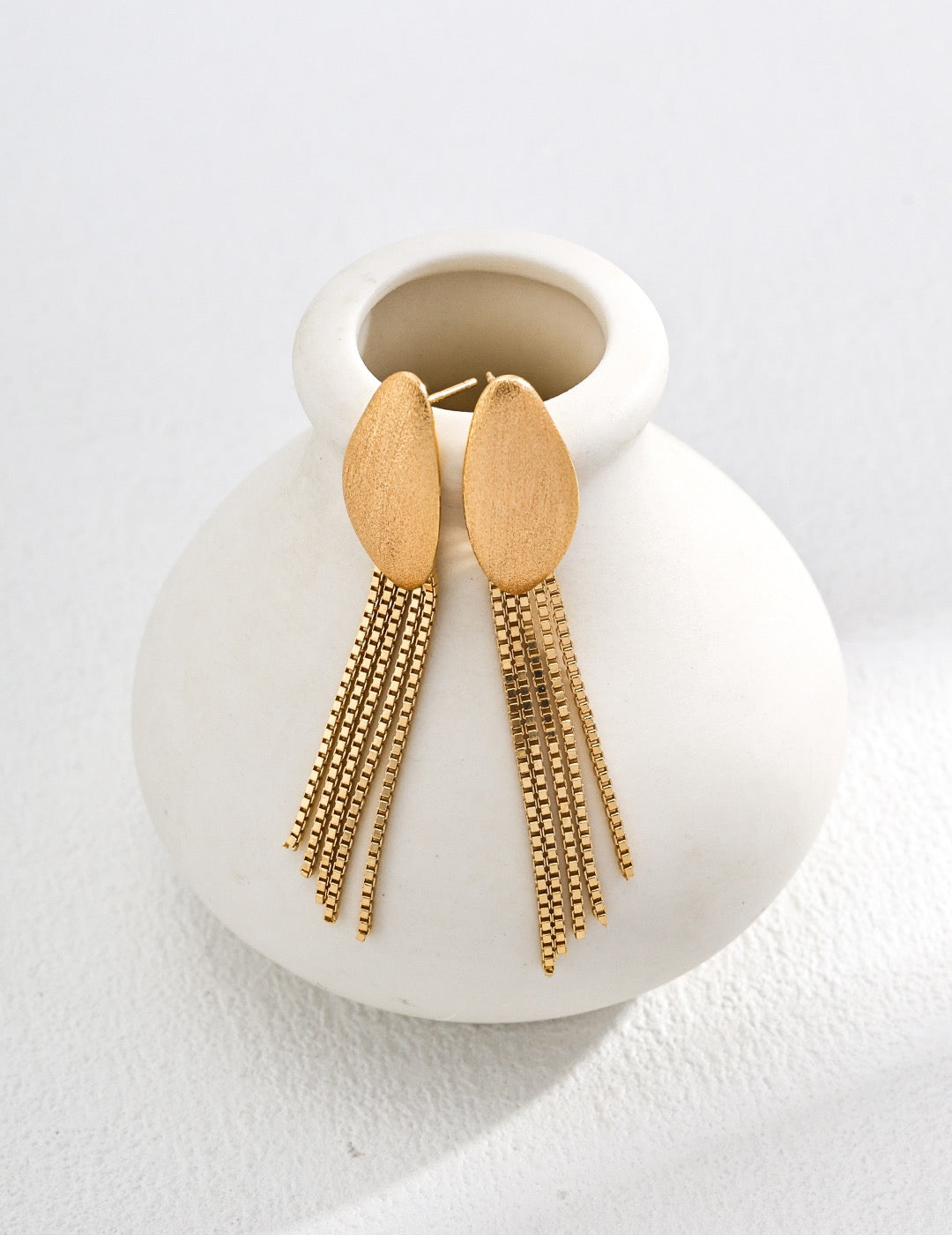 Sterling silver simple earrings