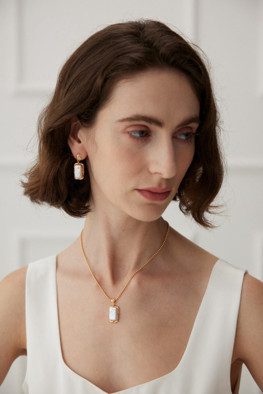Pearl necklace (adjustable)
